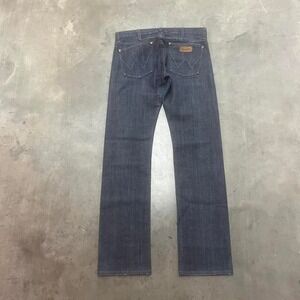 Wrangler women's dark wash Madison bootcut jeans flare western 30